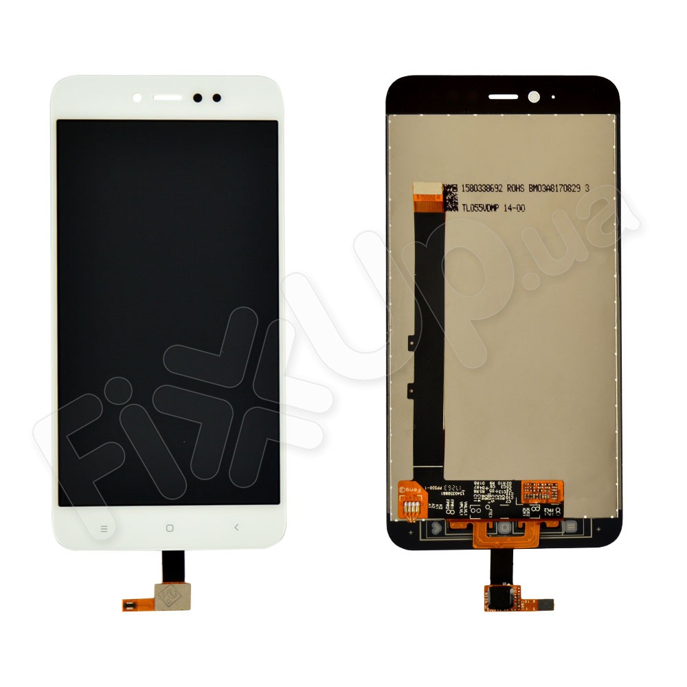 Дисплей Xiaomi Redmi Note 5A Prime, Redmi Y1 с тачскрином в сборе, цвет белый, уценка фото 1