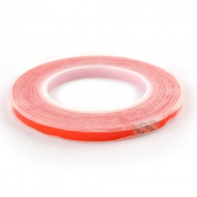 Двосторонній скотч для приклеювання сенсорів (тачскрінів), червоний, 10 мм