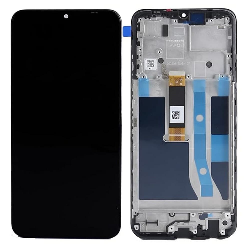 Дисплей для Nokia G42 TA-1516, з тачскріном і рамкою, чорний фото 1