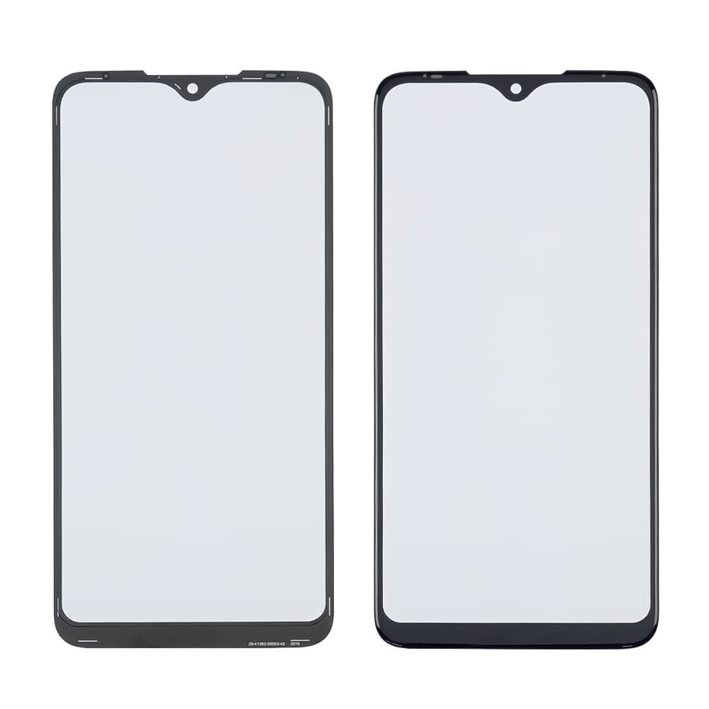 Скло корпусу для Motorola Moto G8 Play XT2015, XT2015-2 + OCA, колір чорний фото 1