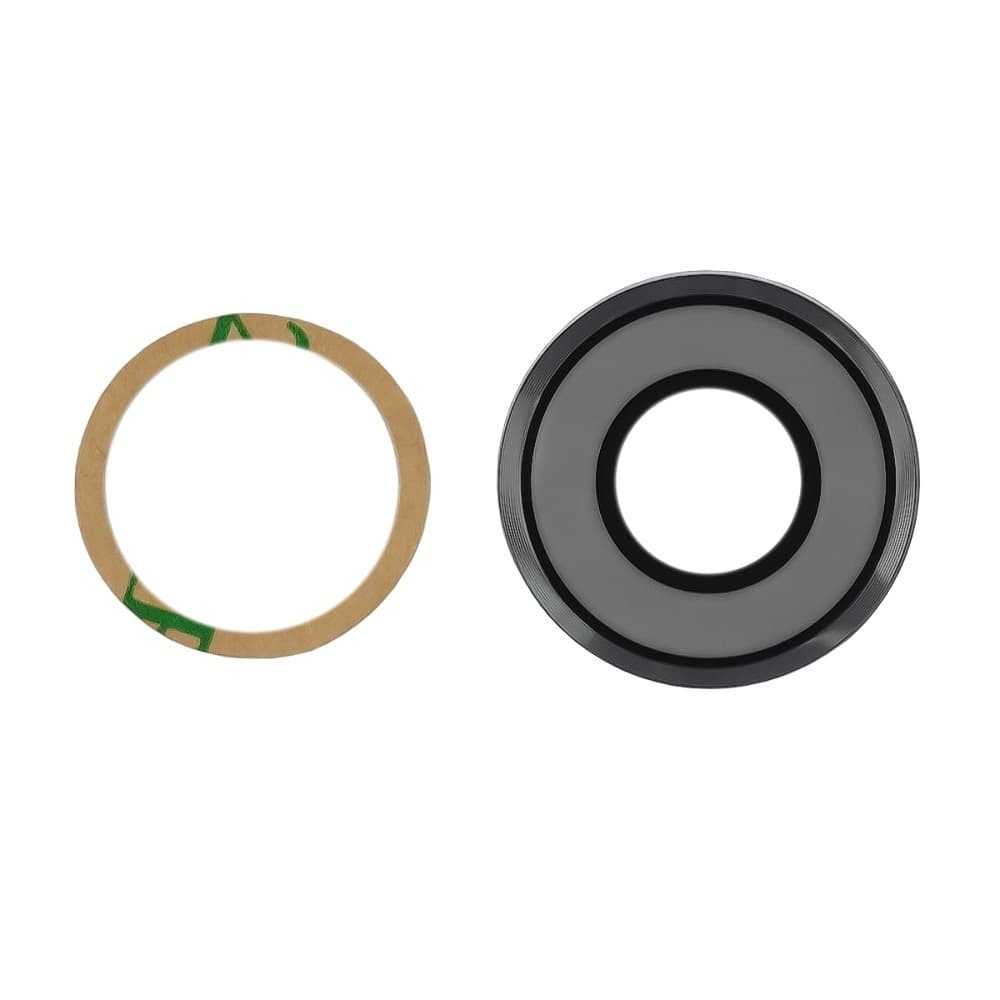 Скло камери для Xiaomi 12 Pro, колір чорний фото 1