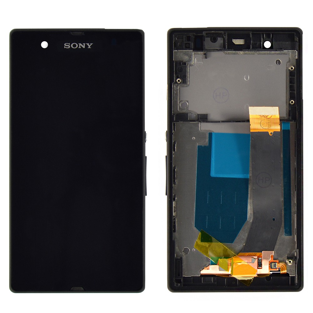 Дисплей Sony C6602/C6603/C6606/L36h/L36i/L36a Xperia Z + Touchscreen + Frame (black) , Уценка фото 1