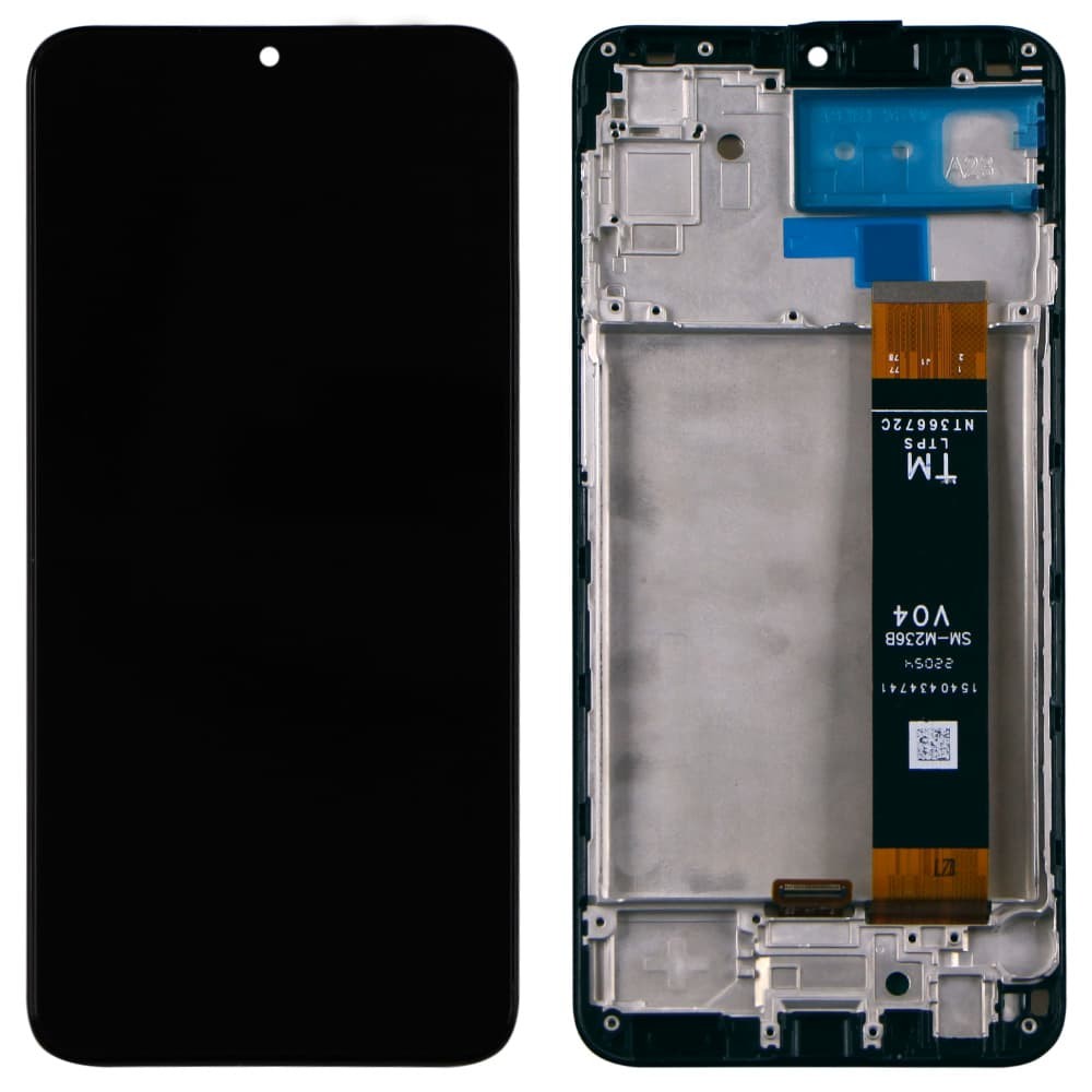 Дисплей для Samsung M236 Galaxy M23/ M336 Galaxy M33 2022 5G, с тачскрином и рамкой в сборе, цвет черный, IPS фото 1