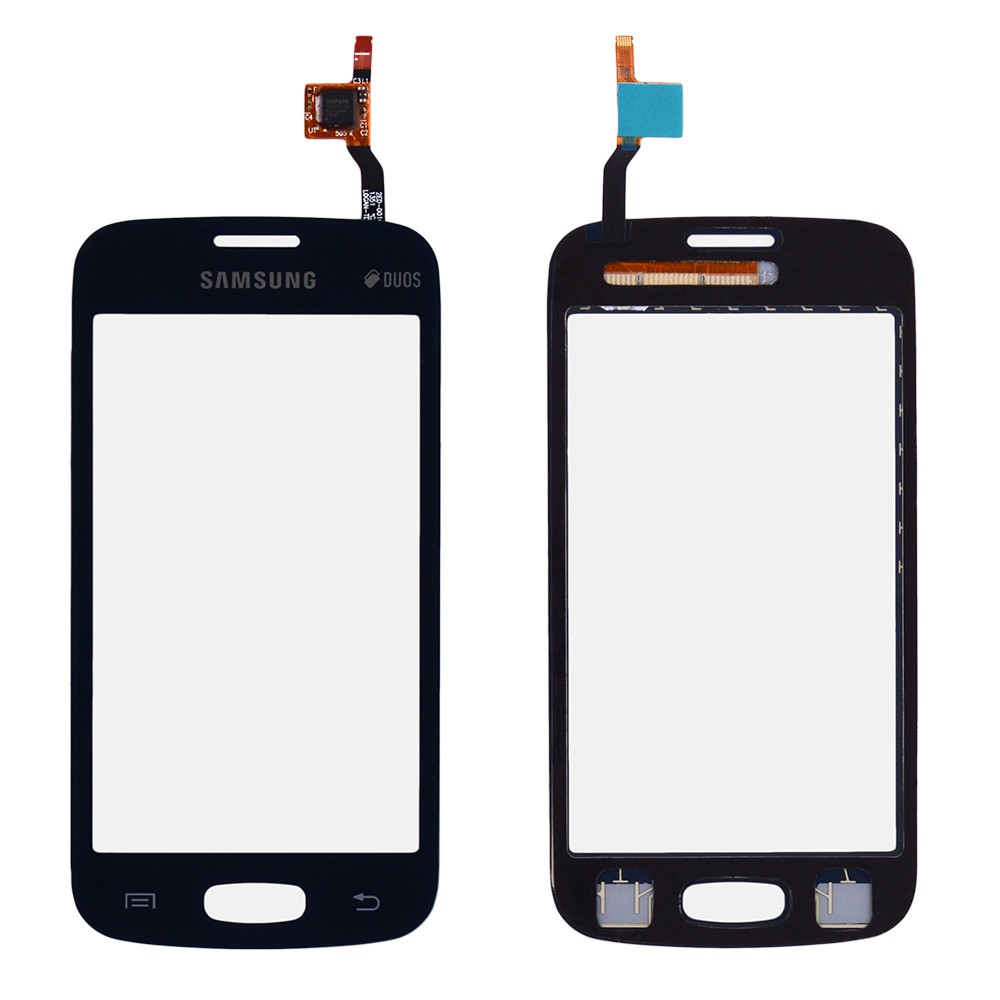 Тачскрин Samsung Galaxy Star Pro S7260, S7262, цвет синий, маленькая микросхема фото 1