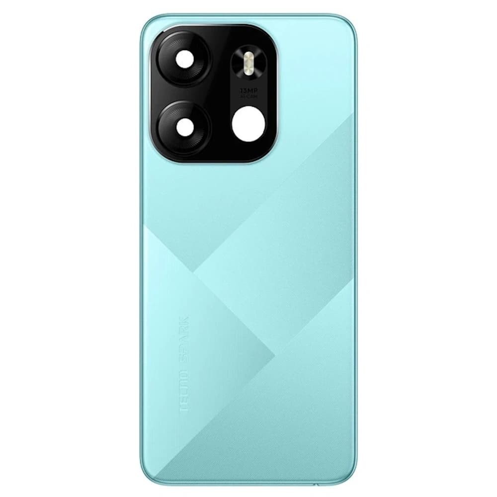 Задня кришка для Tecno Spark GO 2023 (BF7n), зі склом камери, колір синій фото 1