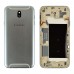 Задня кришка Samsung J730 (2017), колір срібло, оригінал миниатюра 1