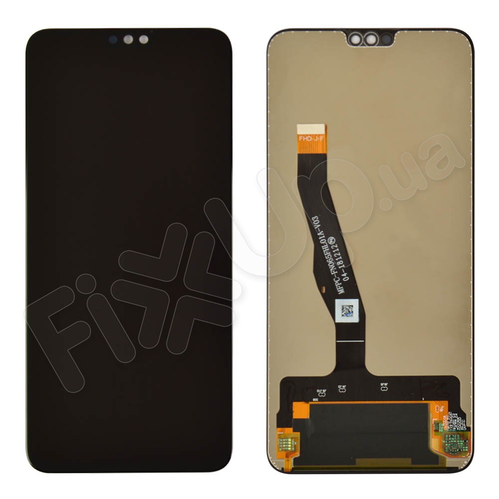 Дисплей для Huawei Honor 8X с тачскрином в сборе, цвет черный, оригинал, уценка фото 1