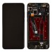 Дисплей для Huawei Honor 8X с тачскрином и рамкой в сборе, цвет черный, оригинал миниатюра 1