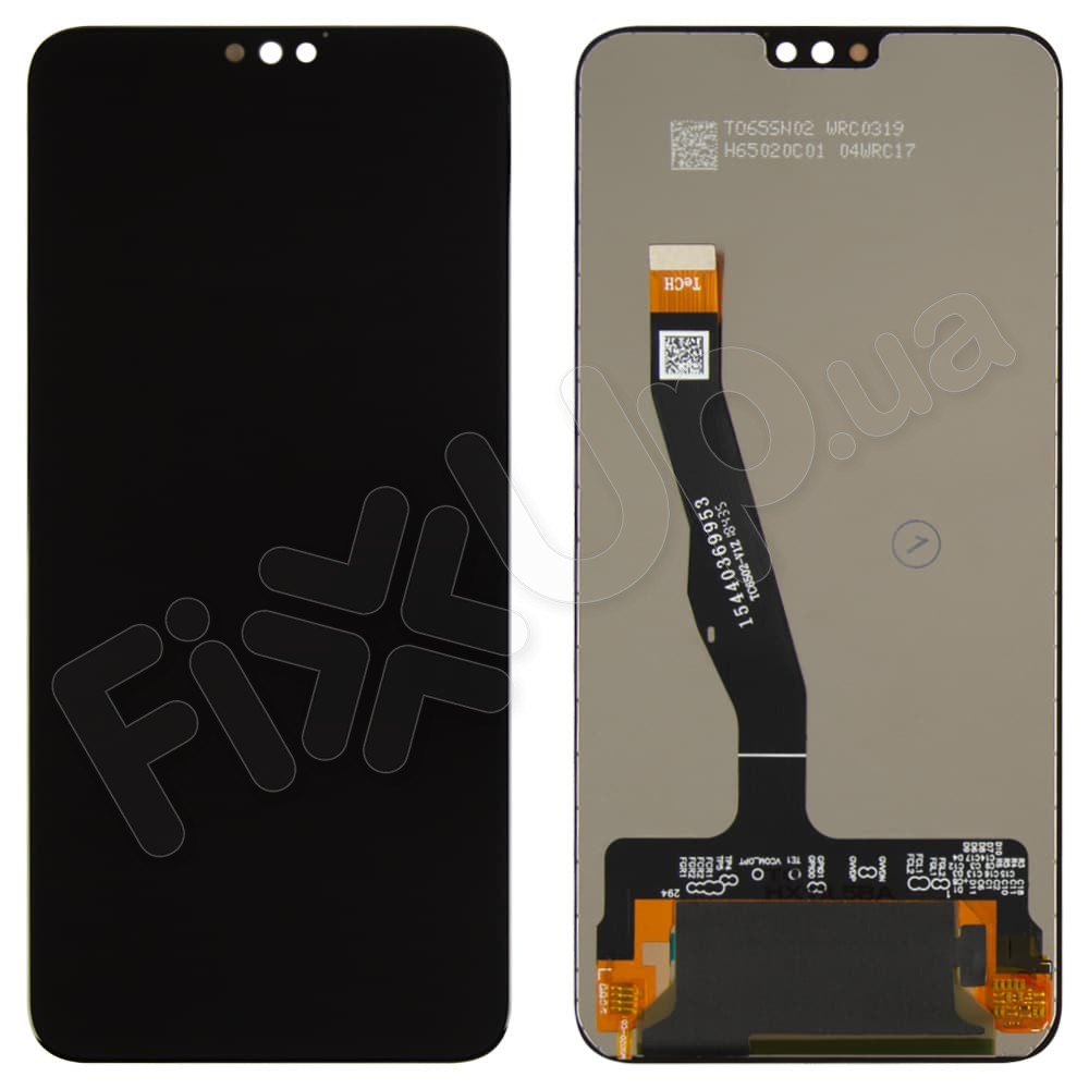 Дисплей для Huawei Honor 8X с тачскрином в сборе, цвет черный, оригинал с замененным стеклом фото 1