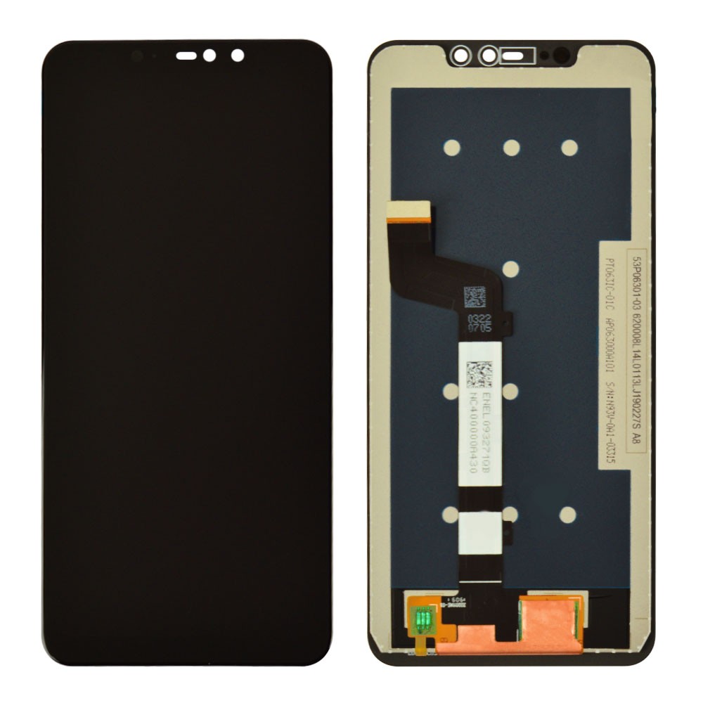 Дисплей для Xiaomi Redmi Note 6 Pro с тачскрином в сборе, цвет черный, оригинал фото 1