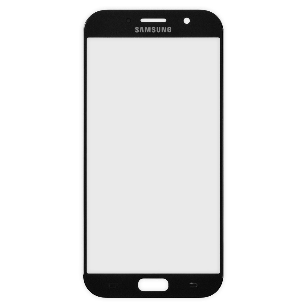 Скло Samsung A720 Galaxy A7 (2017), колір чорний фото 1