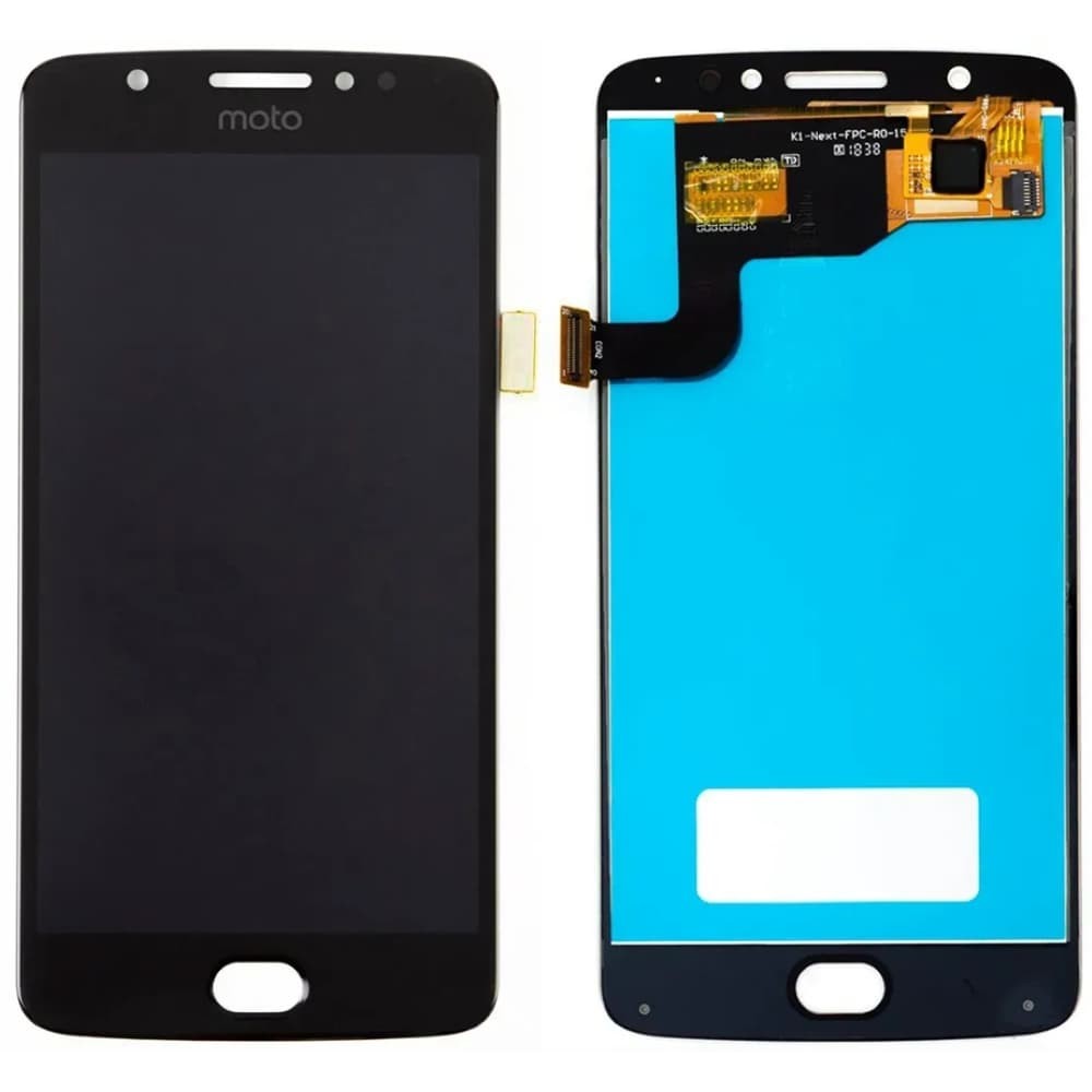 Дисплей для Motorola XT1760, XT1766 Moto E4 с тачскрином, черный фото 1