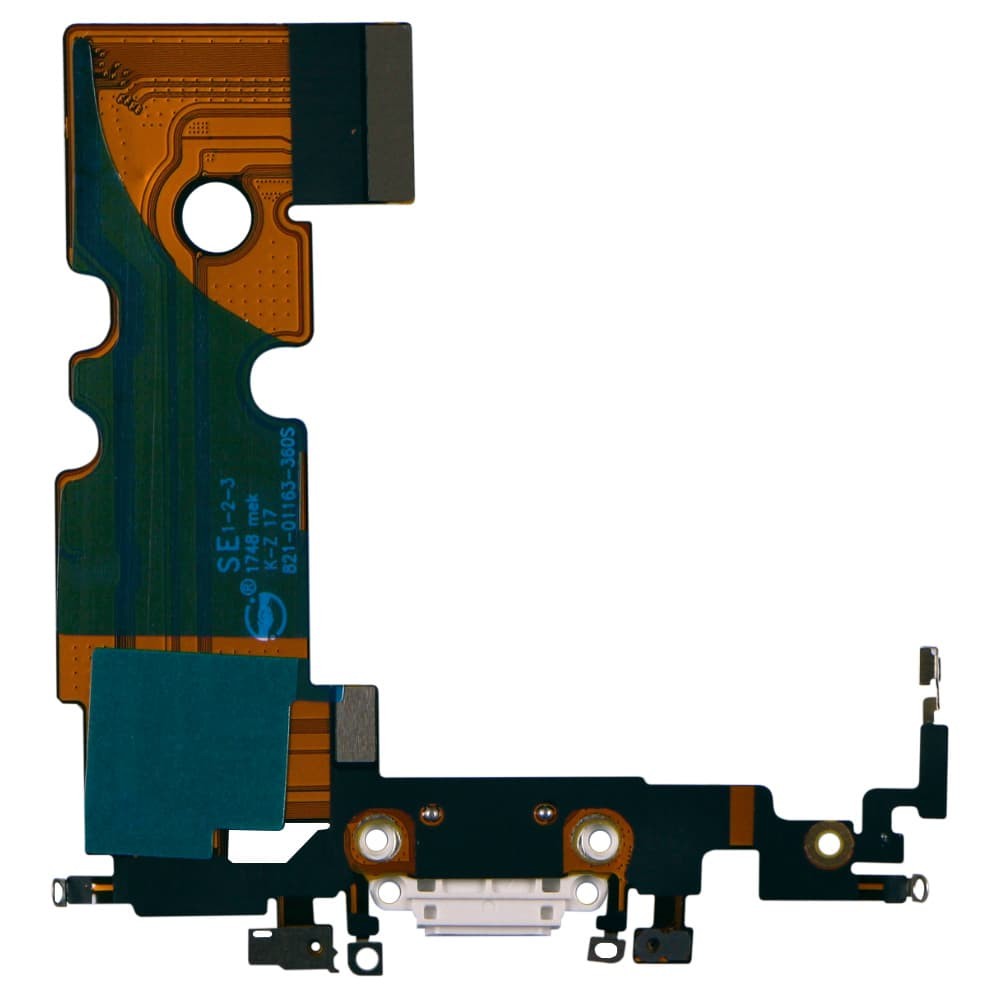 Шлейф с разъемом зарядки для iPhone SE 2020, цвет белый фото 1