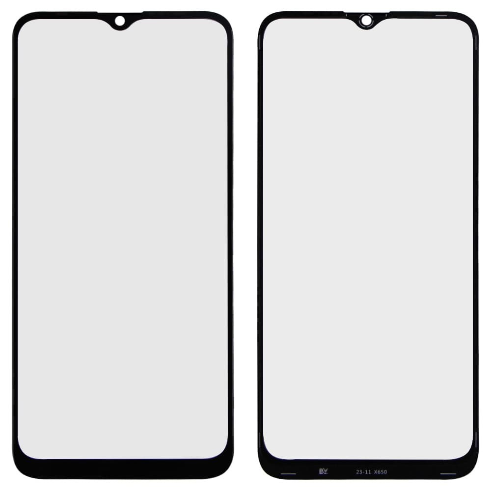 Стекло корпуса для Tecno Spark 4 KC2 + OCA, цвет черный фото 1