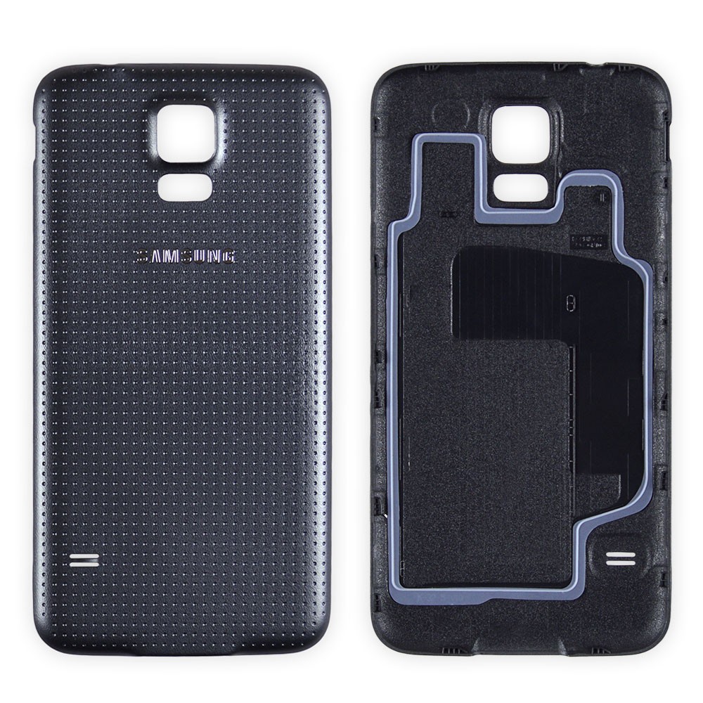 Задняя крышка Samsung S5 G900H, цвет черный фото 1
