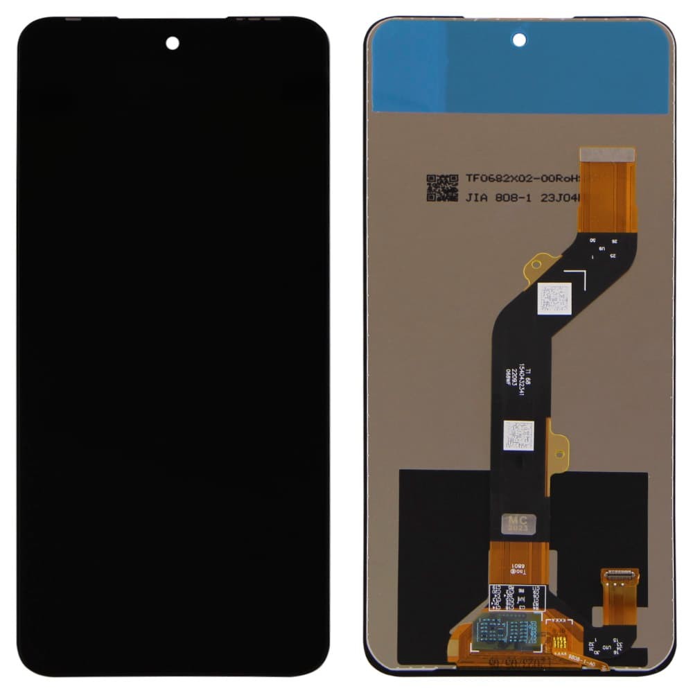 Дисплей для Infinix Hot 12 Play NFC (X6816D), с тачскрином в сборе, цвет черный фото 1