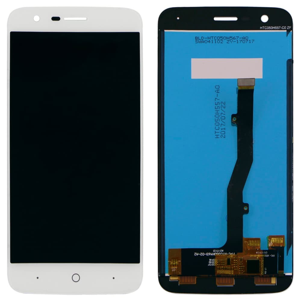 Дисплей для ZTE Blade V8 Lite с тачскрином в сборе, цвет белый фото 1