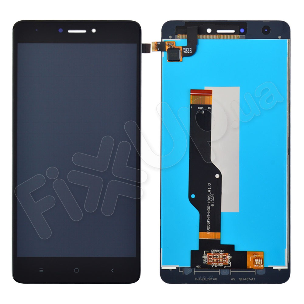 Дисплей для Xiaomi Redmi Note 4/4X Snapdragon 625 с тачскрином, цвет черный, оригинал (#BV055FHM-N00-1909_R1.0), уценка фото 1