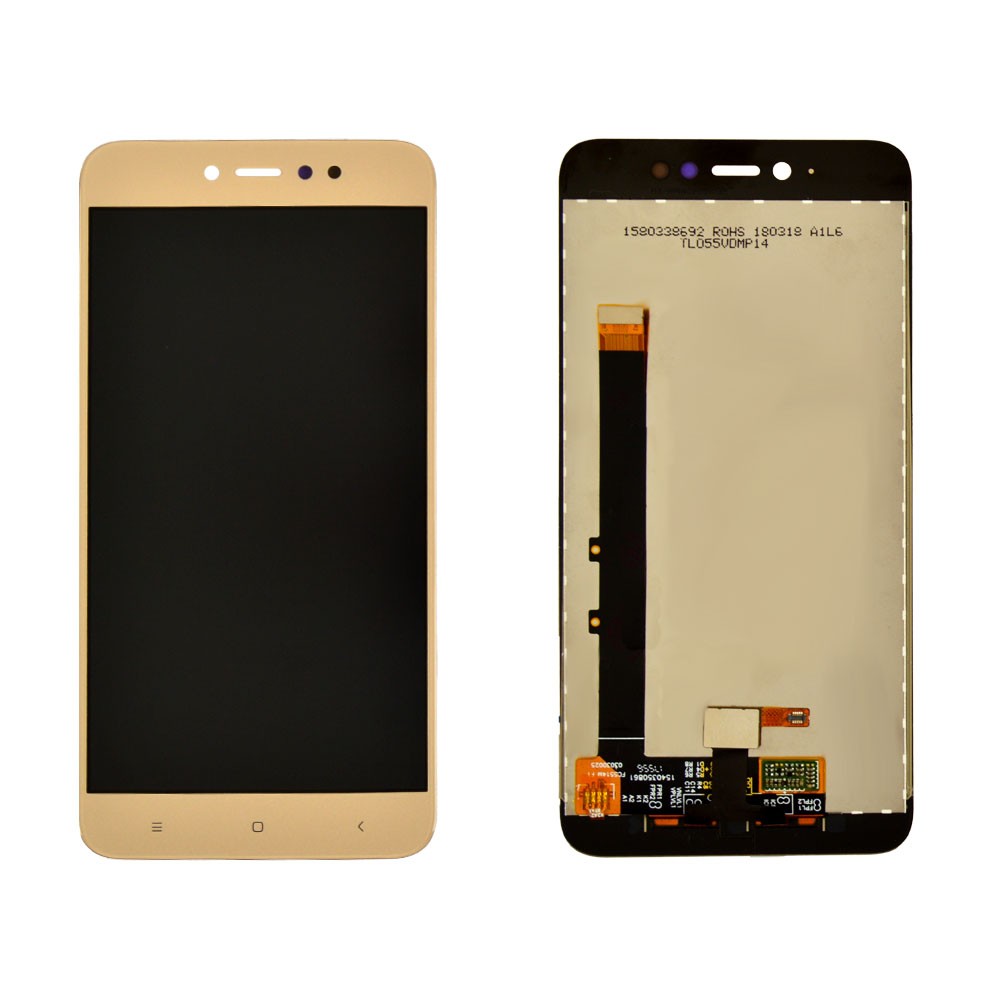 Дисплей для Xiaomi Redmi Note 5A Prime/Redmi Y1 з тачскрином у зборі, колір золотий фото 1