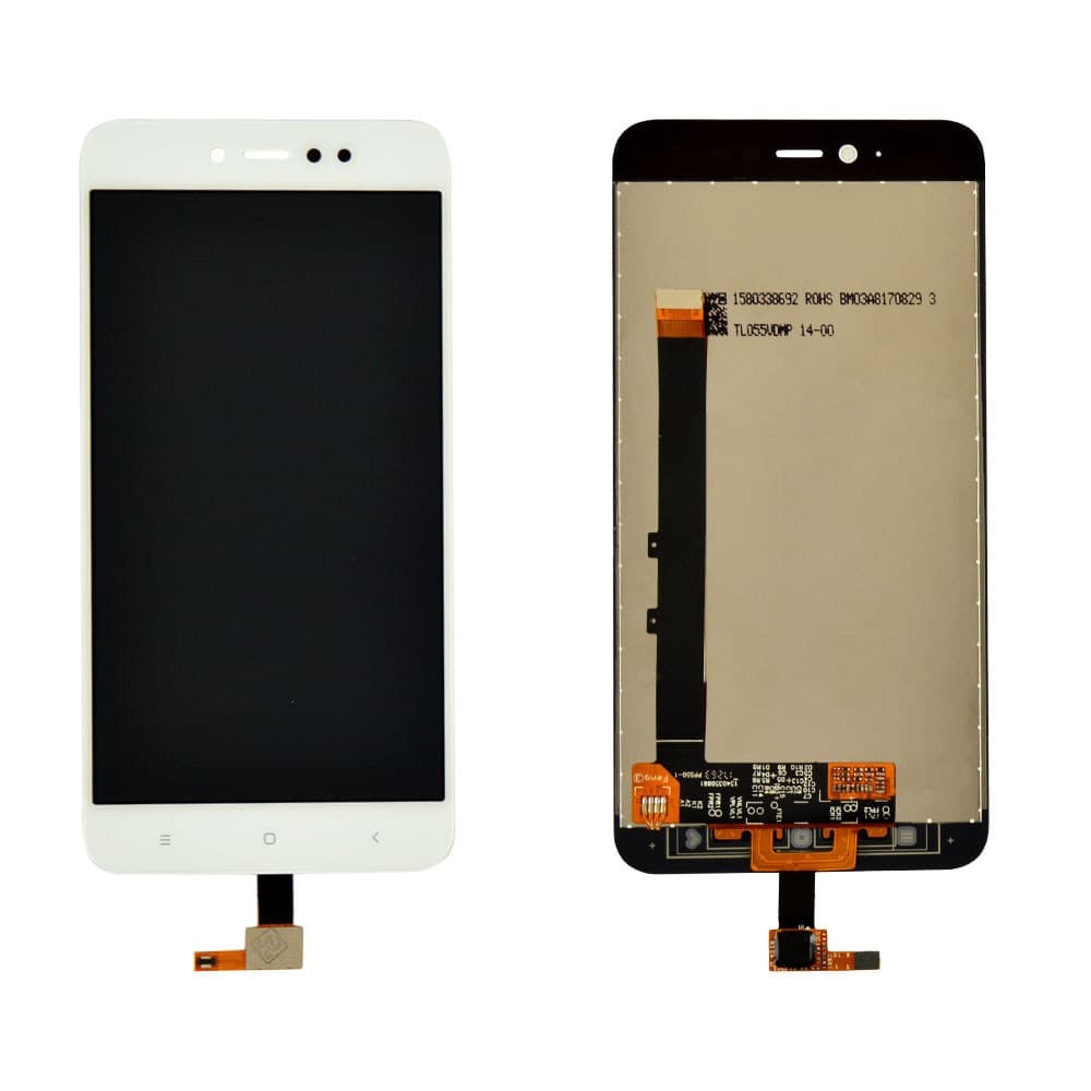 Дисплей для Xiaomi Redmi Note 5A Prime, Redmi Y1 с тачскрином, белый, оригинал Китай фото 1