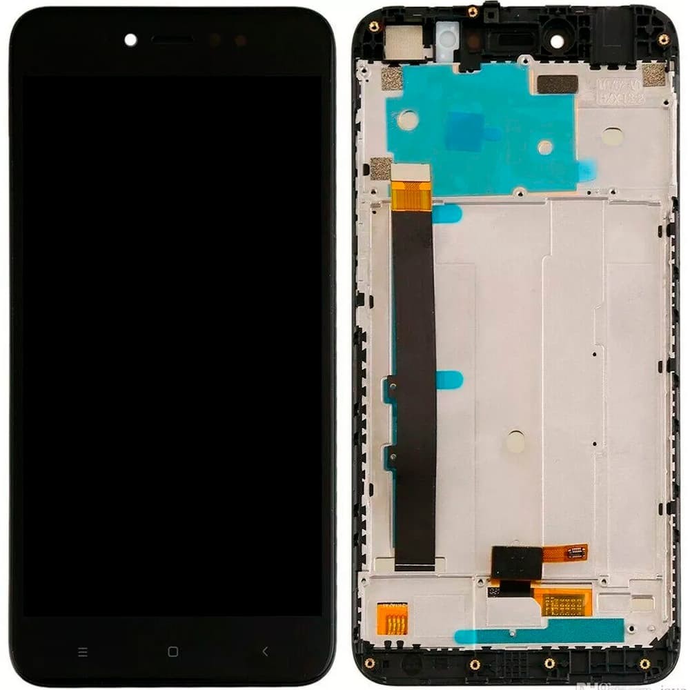 Дисплей Xiaomi Redmi Note 5A Prime, Redmi Y1 с тачскрином и рамкой в сборе, цвет черный фото 1