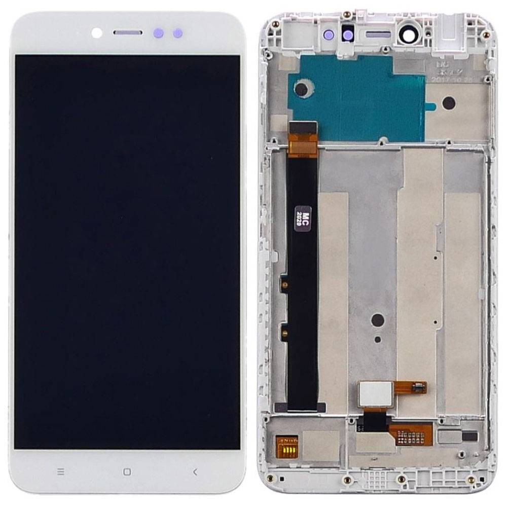 LCD Xiaomi Redmi Note 5A Prime/Redmi Y1 + Touchscreen with Frame (white) copy фото 1 Дисплей Xiaomi Redmi Note 5A Prime, Redmi Y1 с тачскрином и рамкой в сборе, цвет белый фото 1