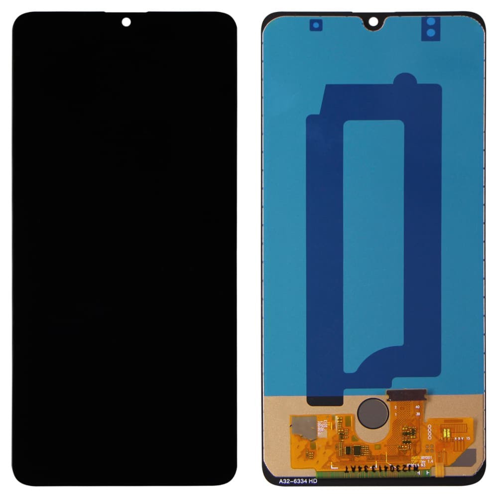 Дисплей для Samsung A325F /DS Galaxy A32 2021 с тачскрином, черный, IPS, уценка фото 1