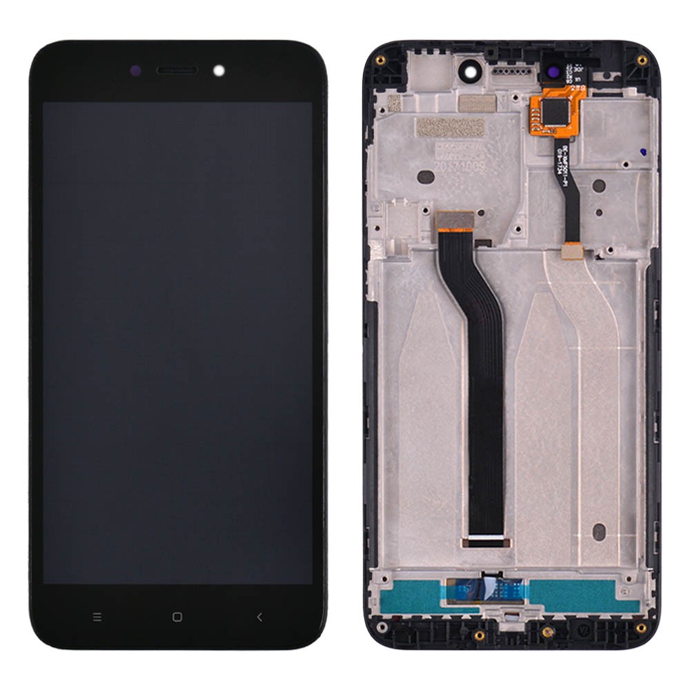 Дисплей для Xiaomi Redmi 5A з тачскрином та рамкою в зборі, колір чорний, уцінка фото 1