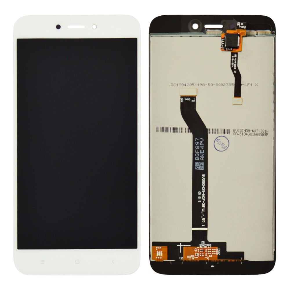 Дисплей для Xiaomi Redmi 5A, Redmi Go с тачскрином в сборе, цвет белый, оригинал, уценка фото 1