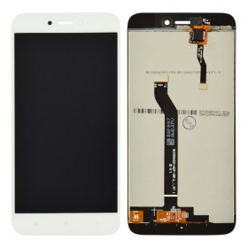 Дисплей для Xiaomi Redmi 5A, Redmi Go с тачскрином в сборе, уценка, оригинал,  цвет белый, без рамки