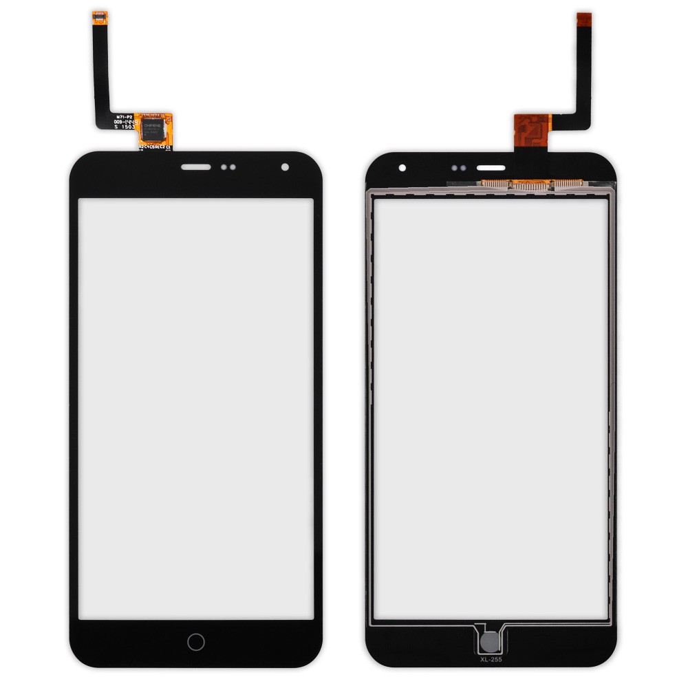 Тачскрин Meizu M1 Note, цвет черный, большая микросхема фото 2