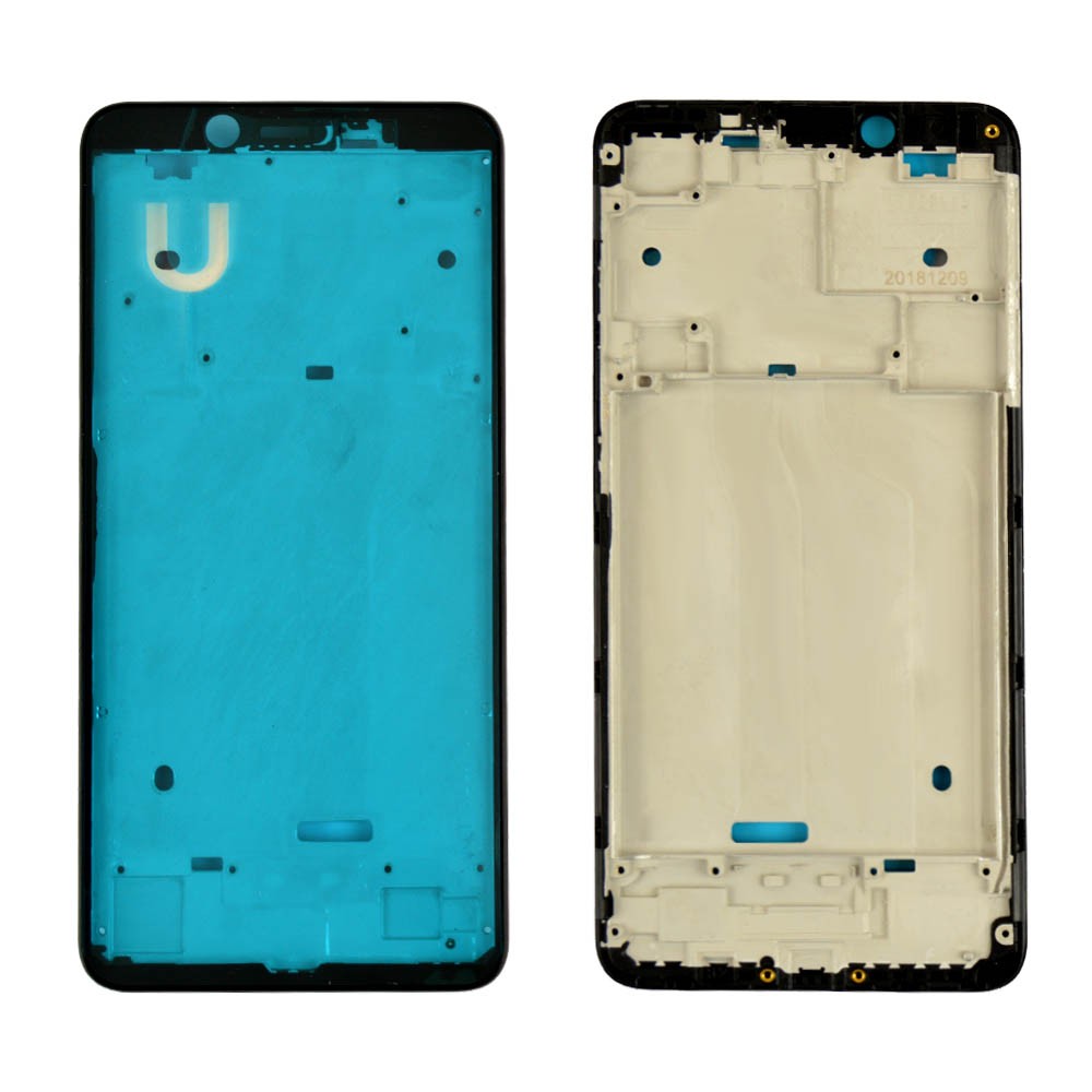 Рамка для дисплея Xiaomi Redmi 6, Redmi 6A, колір чорний фото 1