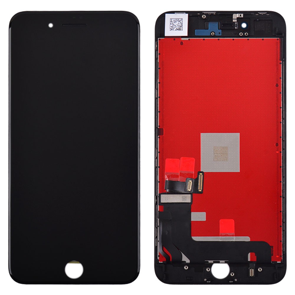 Дисплей для iPhone 8 Plus з тачскрином у зборі, колір чорний, оригінал із заміненим склом фото 1