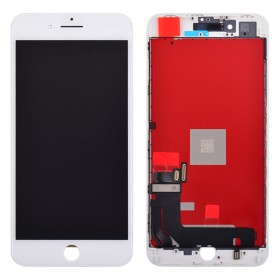 Дисплей iPhone 8 Plus (5.5) с тачскрином в сборе, оригинал замененное стекло,  цвет белый