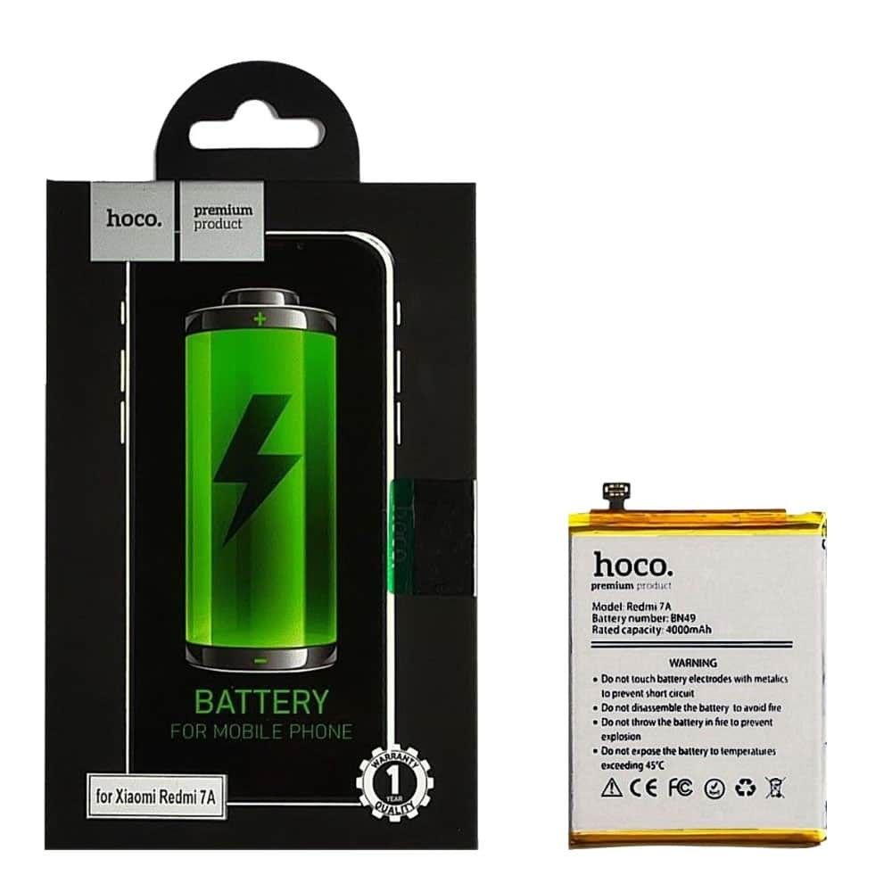 Акумулятор BN49 для Xiaomi Redmi 7A, HOCO 4000mAh фото 1