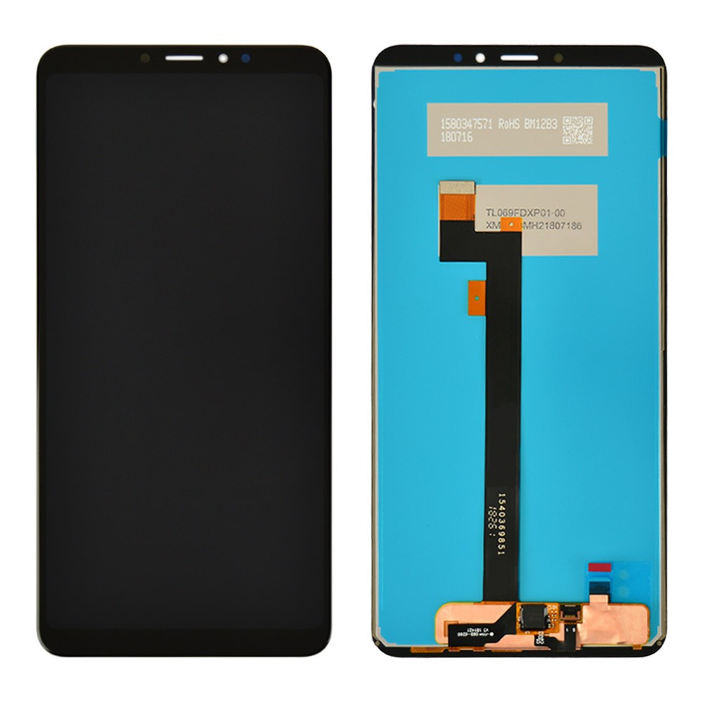 Дисплей для Xiaomi Mi Max 3 з тачскрином у зборі, колір чорний фото 1
