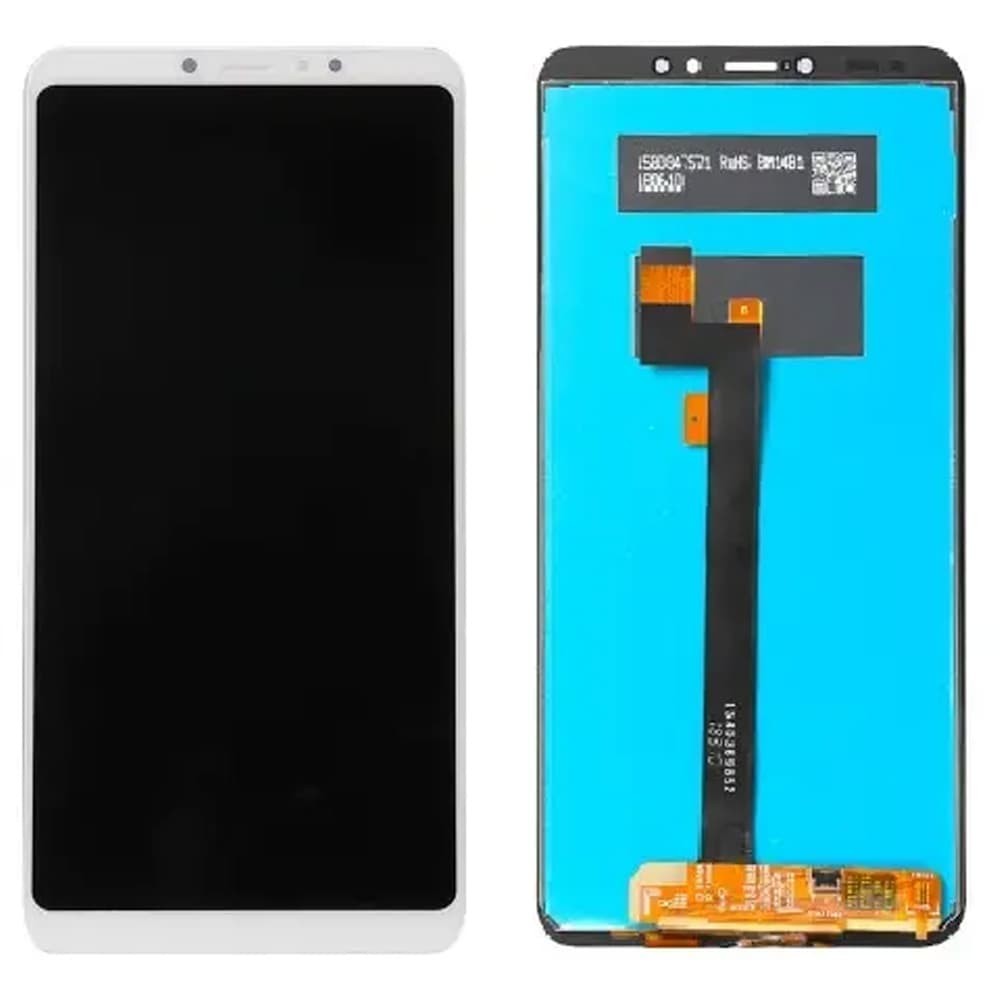 Дисплей для Xiaomi Mi Max 3 з тачскріном в зборі, колір білий фото 1