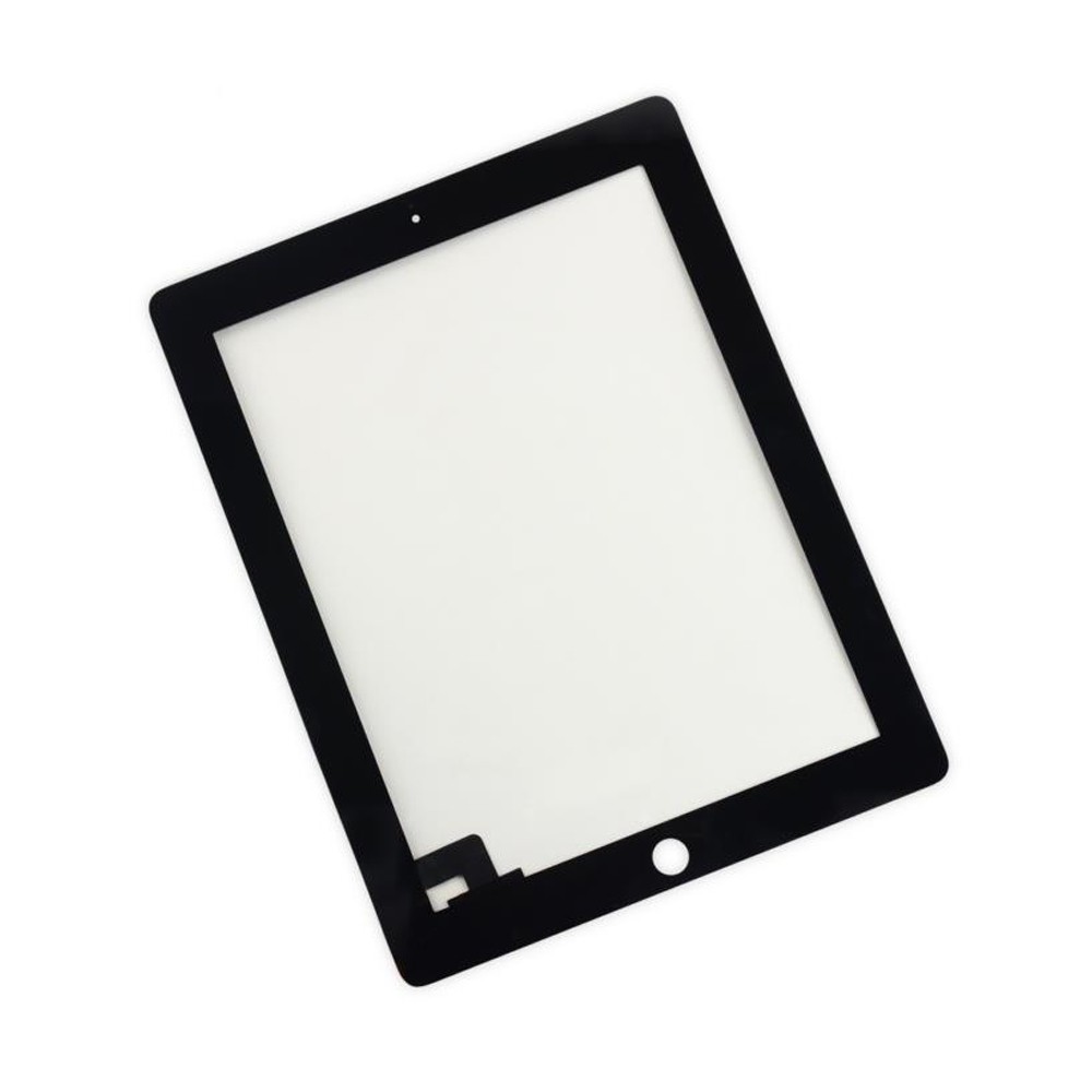 Тачскрин (сенсор) со стеклом для iPad 2, цвет черный фото 1
