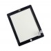 Touchscreen iPad 2 + Len (black) original миниатюра 1 Тачскрин (сенсор) со стеклом для iPad 2, цвет черный, оригинал миниатюра 1