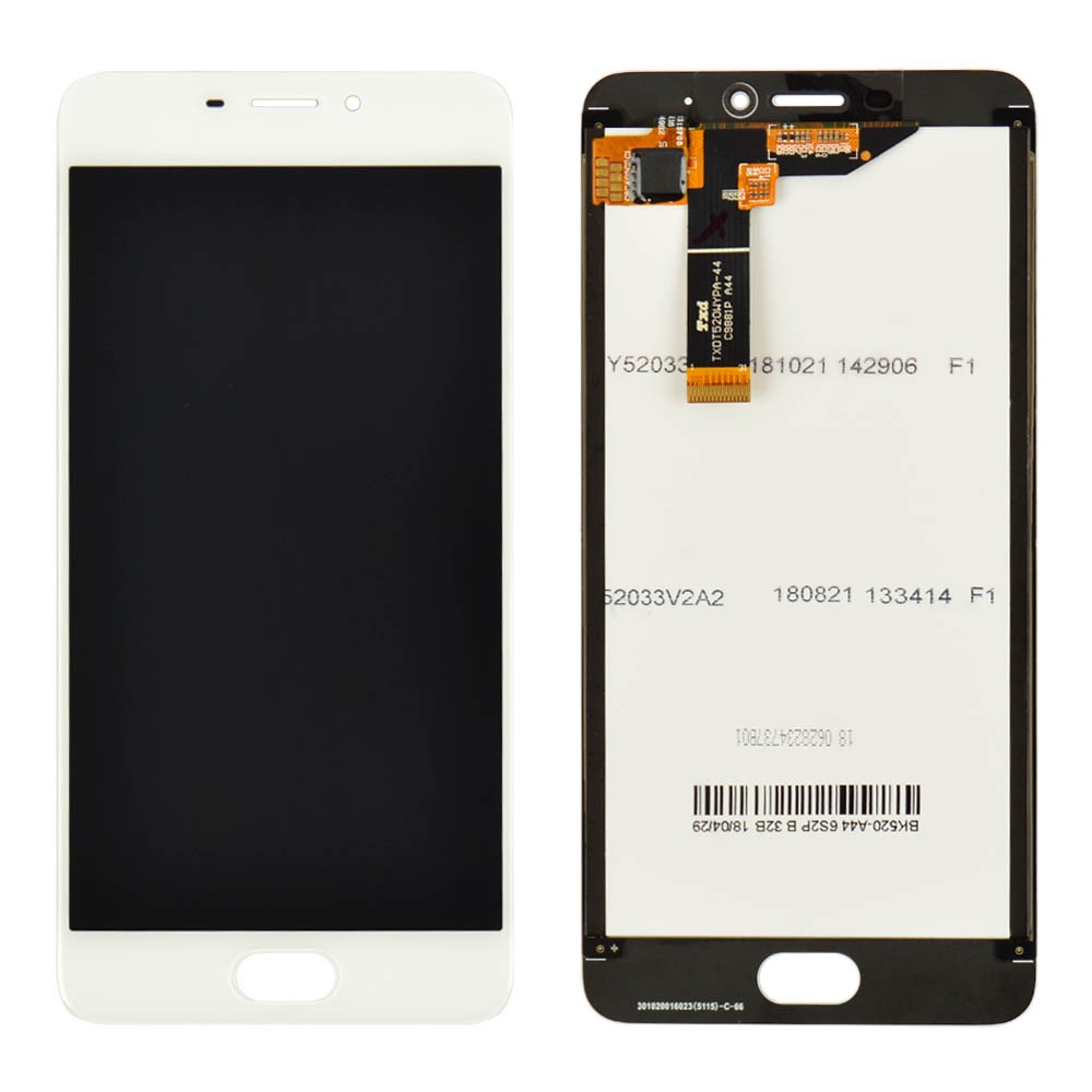 Дисплей для Meizu M6 с тачскрином в сборе, цвет белый, Orig PRC фото 1