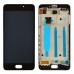 Дисплей для Meizu M6 с тачскрином и рамкой в сборе, цвет черный, оригинал миниатюра 1