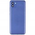 Задняя крышка для Samsung A035 Galaxy A03 2022, со стеклом камеры, цвет синий миниатюра 1