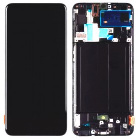 Дисплей для Samsung A705 (A705F) Galaxy A70 (2019) с тачскрином в сборе, oled small lcd,  цвет черный, с рамкой