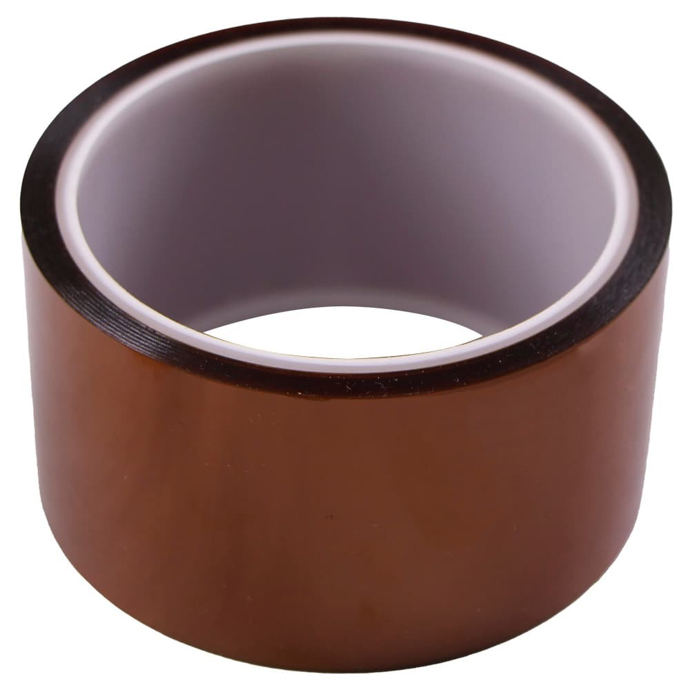 Термо скотч (жовтий) каптоновий, ширина 50 мм фото 1