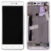 Дисплей для Lenovo A6020 Vibe K5 Plus/Lemon 3 (A6020a46), с тачскрином и рамкой в сборе, цвет белый миниатюра 1