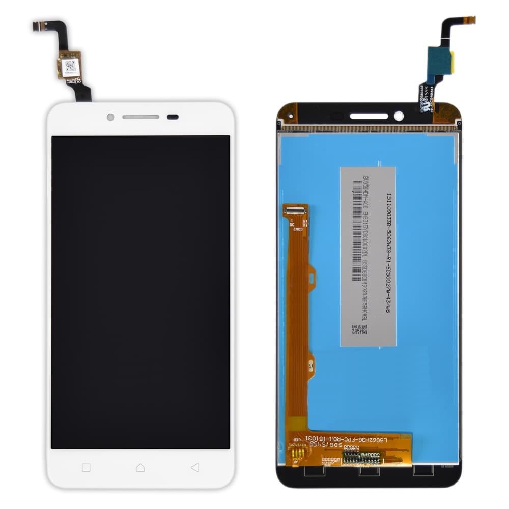 Дисплей Lenovo Vibe K5 A6020 (A6020a40) з тачскріном, білий, оригінал Китай фото 1