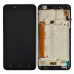 Дисплей для Lenovo A6020 Vibe K5 (A6020a40) с тачскрином и рамкой в сборе, цвет черный, оригинал миниатюра 1