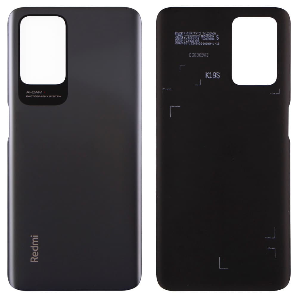 Задня кришка для Xiaomi Redmi 10/ Redmi 10 2022/ Redmi 10 Prime, колір сірий фото 1