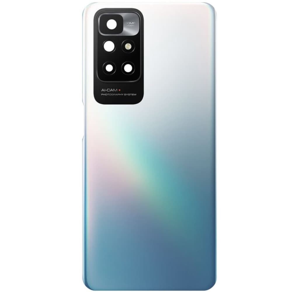 Задняя крышка для Xiaomi Redmi 10/ Redmi 10 2022/ Redmi 10 Prime, со стеклом камеры, цвет синий фото 1