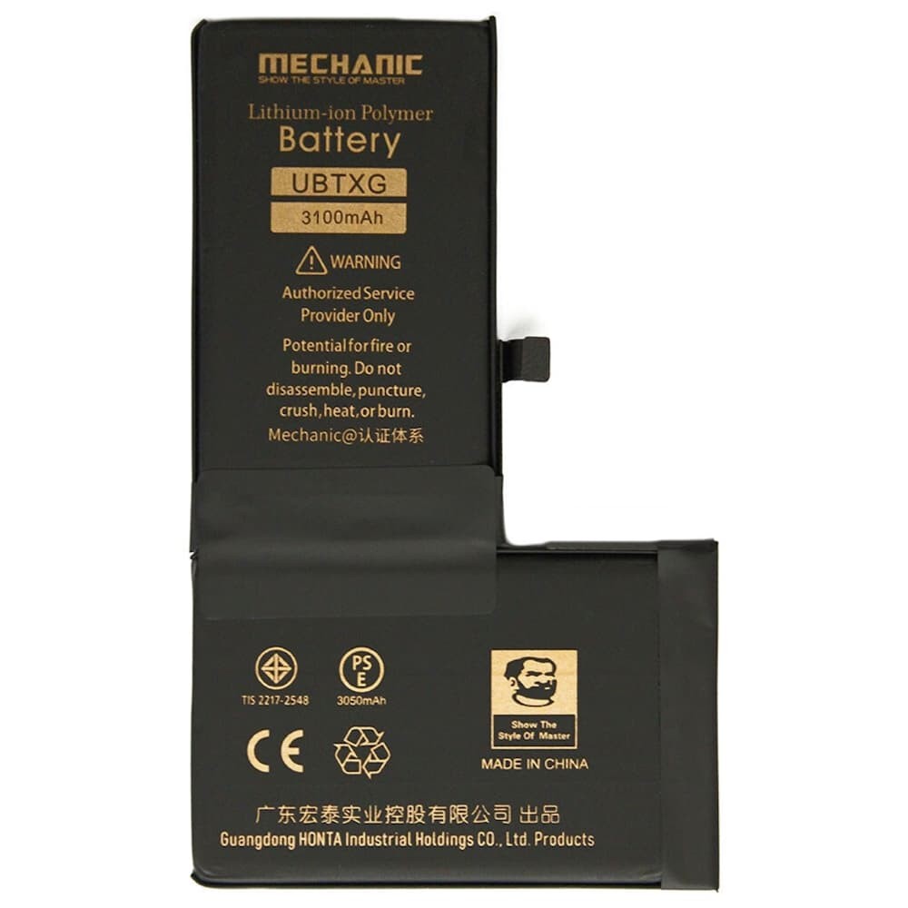 Акумулятор для iPhone X, 3100mAh, Ultra MECHANIC фото 1